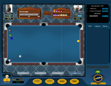 Billard spielen