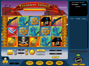 Spielautomat Treasure Island